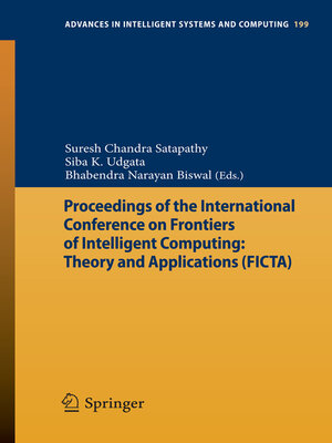 cover image of Proceedings of the International Conference on Frontiers of Intelligent Computing